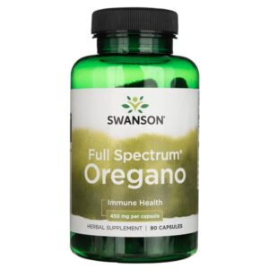 Swanson Orégano Espectro Completo 450mg - 90 Cápsulas