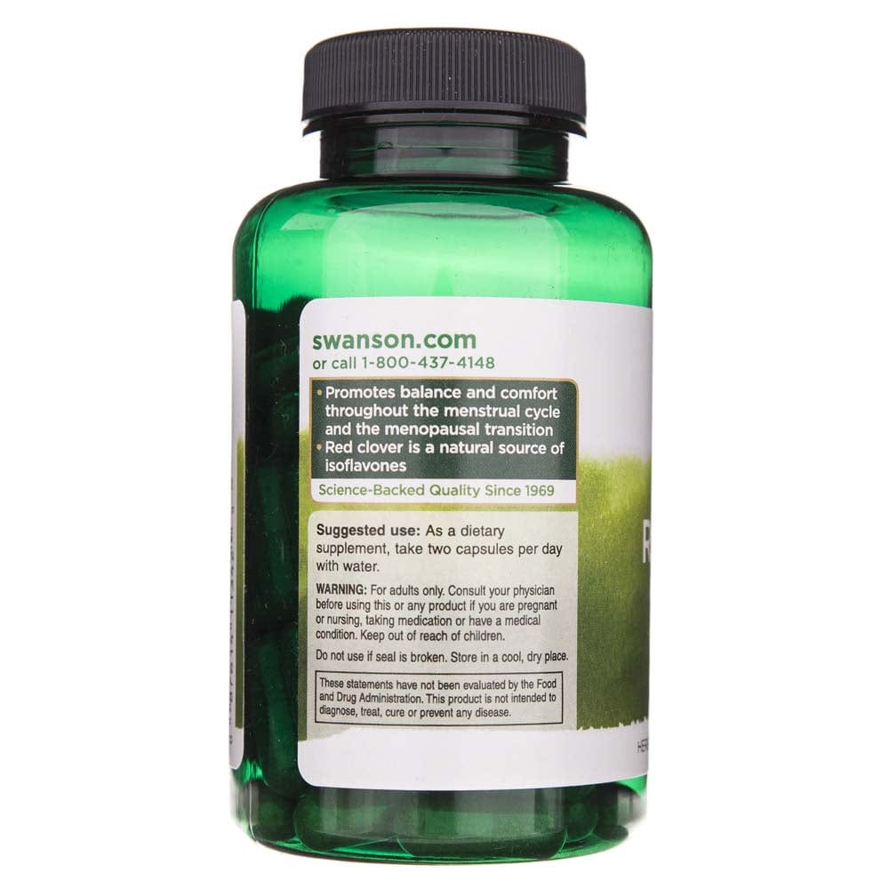 Swanson Full Spectrum Trébol Rojo en Flor 430 mg - 90 Cápsulas - Imagen 4