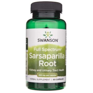 Swanson Raíz de Zarzaparrilla de Espectro Completo 450 mg - 60 Cápsulas