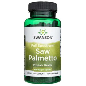 Swanson Saw Palmetto Espectro Completo 540 mg - 100 Cápsulas