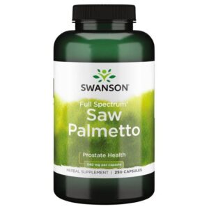 Swanson Saw Palmetto Espectro Completo 540 mg - 250 Cápsulas