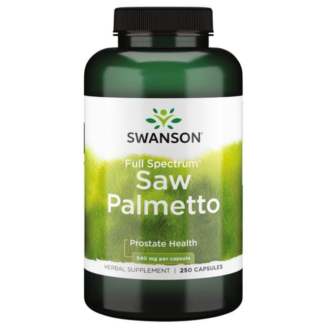 Swanson Saw Palmetto Espectro Completo 540 mg - 250 Cápsulas