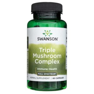 Swanson Complejo de triple hongo de espectro completo - 60 Cápsulas
