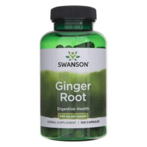 Swanson Raíz de Jengibre 540 mg - 100 Cápsulas