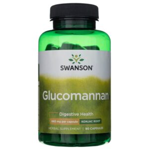 Swanson Glucomanano 665 mg - 90 Cápsulas
