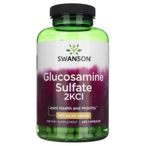 Swanson Glucosamina Sulfato 2KCl 500 mg - 250 Cápsulas
