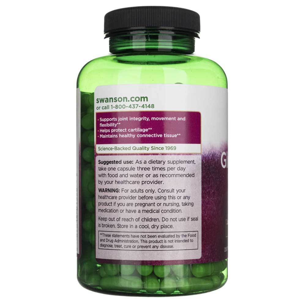Swanson Glucosamina Sulfato 2KCl 500 mg - 250 Cápsulas - Imagen 3