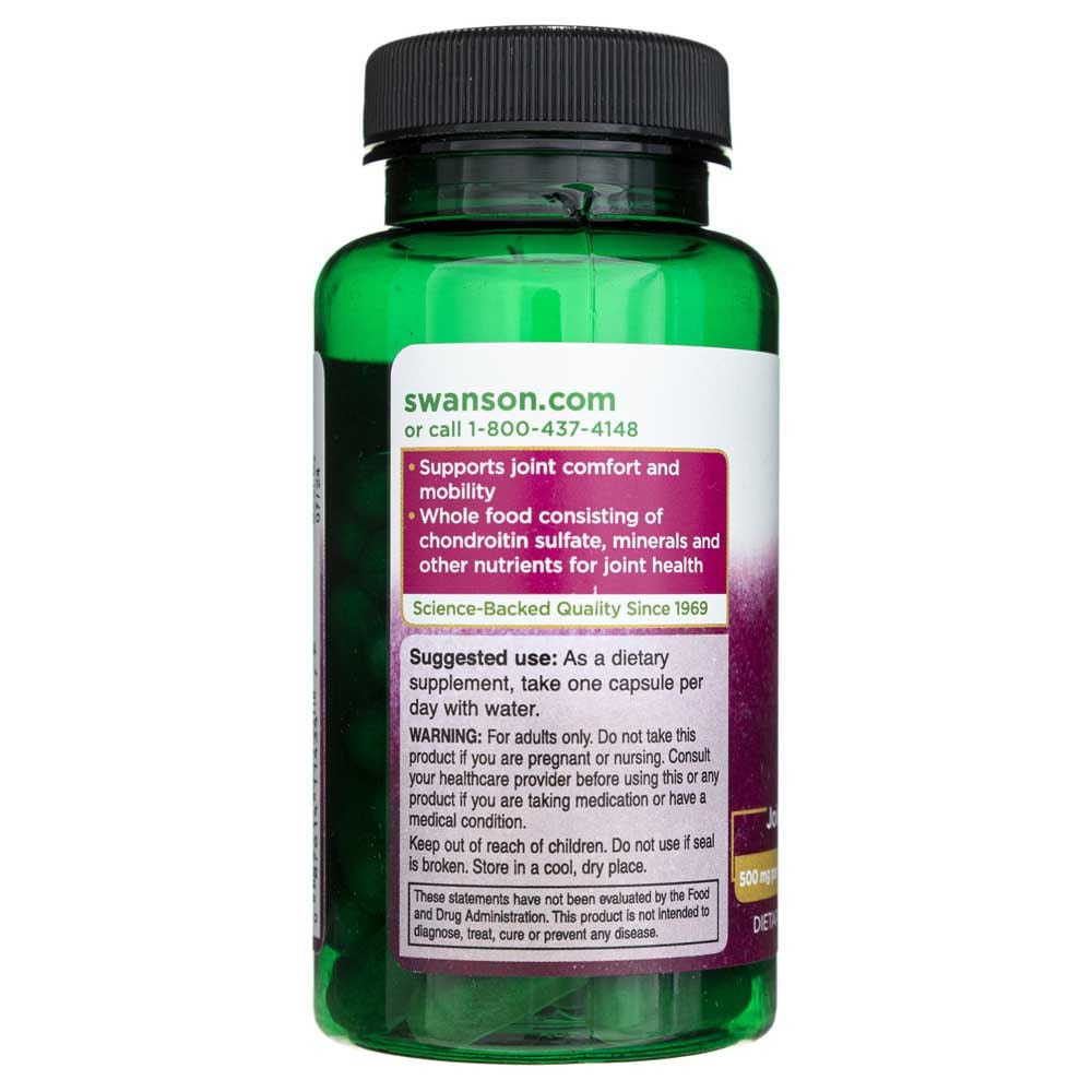 Swanson Mejillón de Labio Verde 500 mg - 60 Cápsulas - Imagen 3
