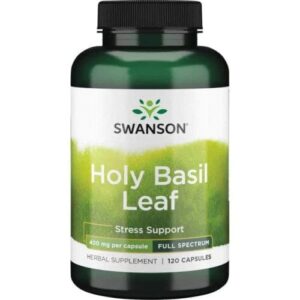Swanson Albahaca Santa Hoja 800 mg - 120 Cápsulas