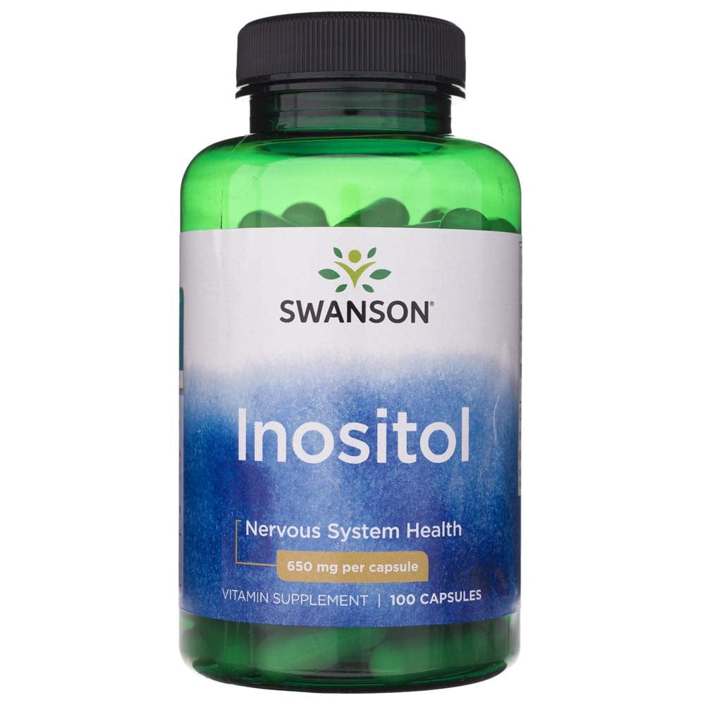 Swanson Inositol 650 mg - 100 Cápsulas