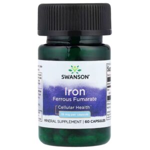 Swanson Fumarato de Hierro 18 mg - 60 Cápsulas