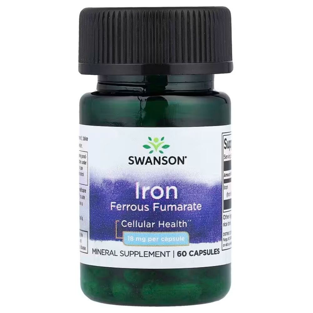 Swanson Fumarato de Hierro 18 mg - 60 Cápsulas