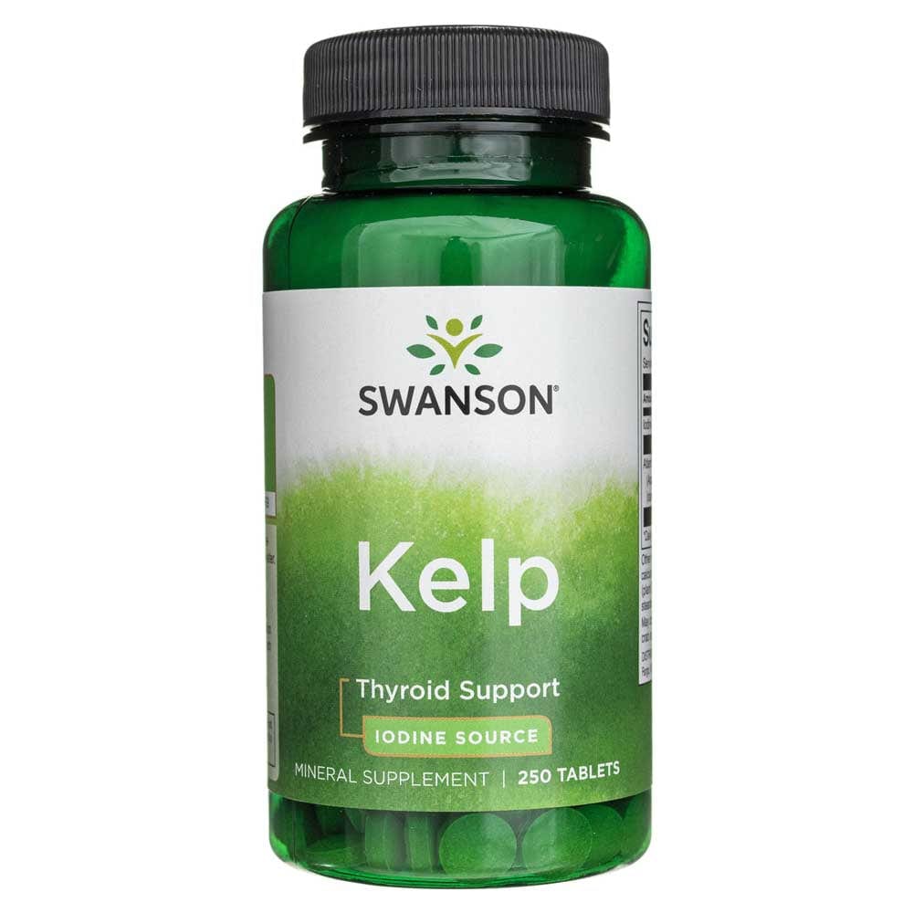 Swanson Kelp Fuente de Yodo 225 mcg - 250 Tabletas