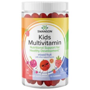 Swanson Gominolas multivitamínicas para niños, con sabor a fruta – 60 unidades