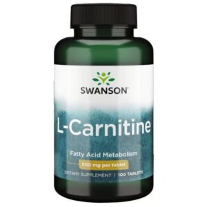 Swanson L-Carnitina 500 mg - 100 Tabletas