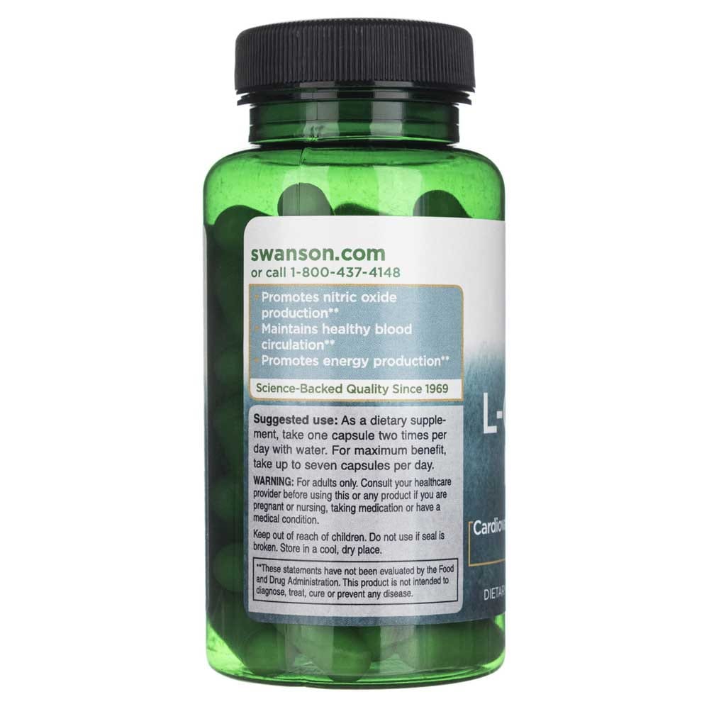 Swanson L-Citrulina Malato 750mg - 60 Cápsulas - Imagen 4