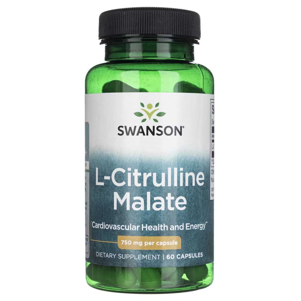 Swanson L-Citrulina Malato 750mg - 60 Cápsulas
