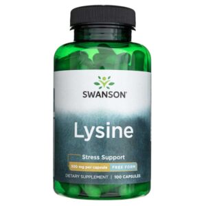 Swanson L-Lisina 500 mg - 100 Cápsulas