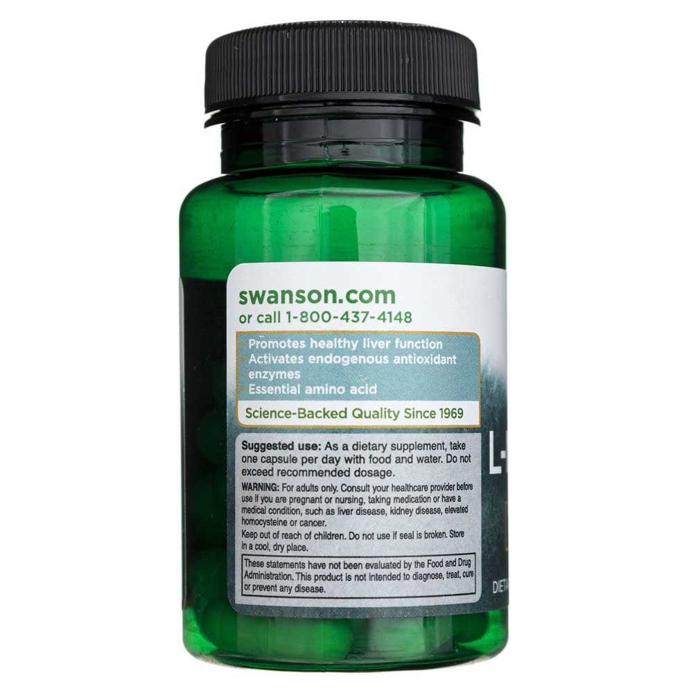 Swanson L-Metionina 500 mg - 30 Cápsulas - Imagen 4