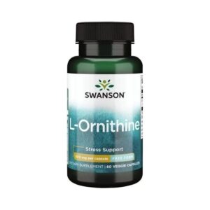 Swanson L-Ornitina 500 mg - 60 Cápsulas Vegetales