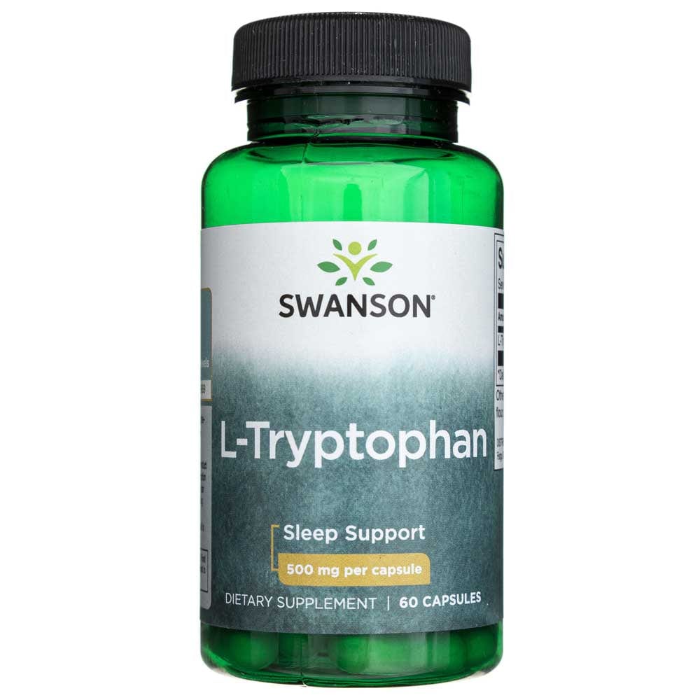 Swanson L-Triptófano 500 mg - 60 Cápsulas