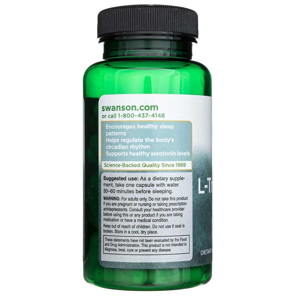 Swanson L-Triptófano 500 mg - 60 Cápsulas - Imagen 3