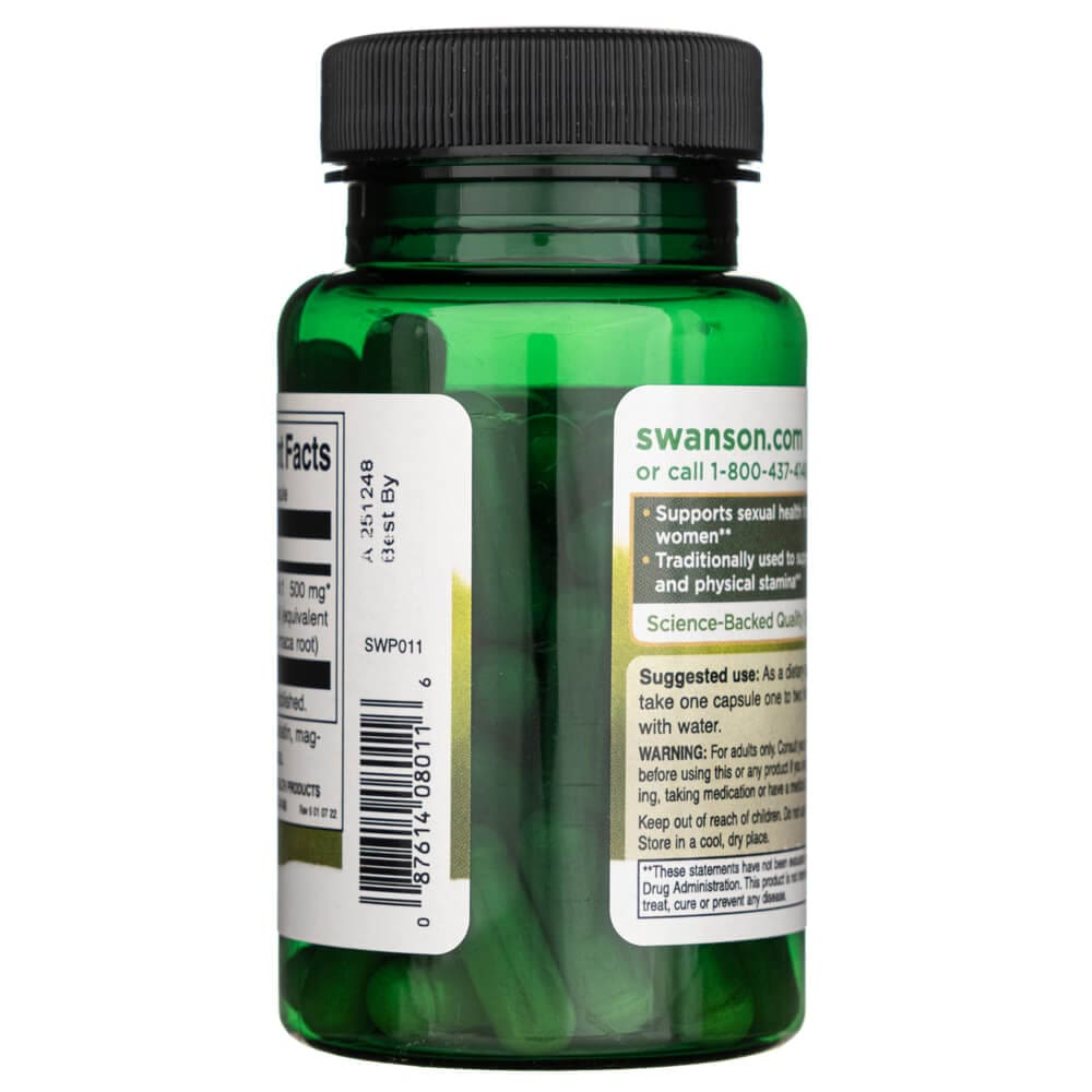 Swanson Maca 500 mg - 60 Cápsulas - Imagen 3
