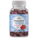 Swanson Citrato de magnesio , Frutos del bosque – 120 gominolas