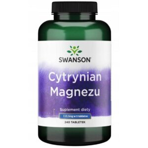 Swanson Citrato de Magnesio Super Fuerte - 240 Tabletas
