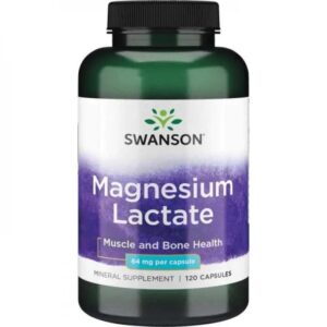 Swanson Lactato de Magnesio 84 mg - 120 Cápsulas