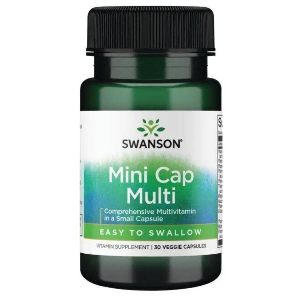 Swanson Mini Cap Multivitamínico - 30 cápsulas