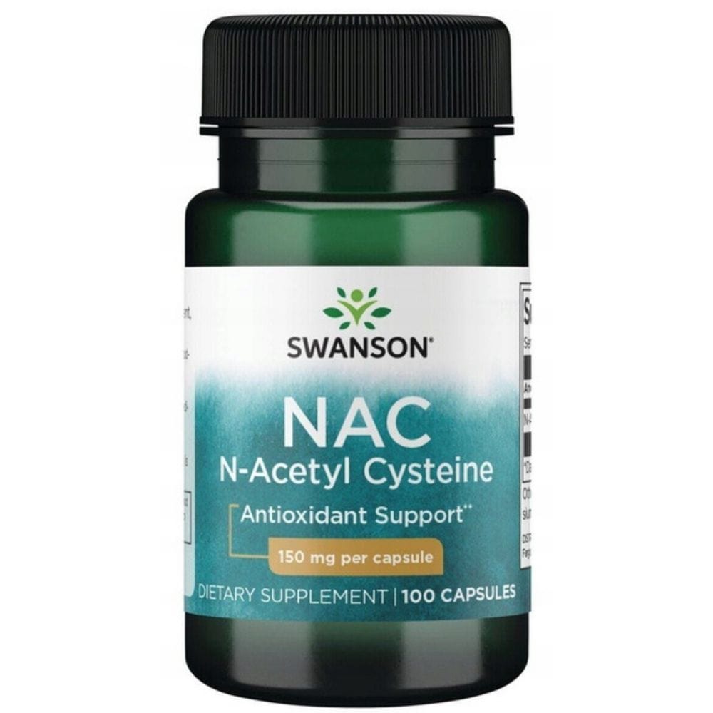 Swanson NAC (N-acetilcisteína) 150 mg - 100 cápsulas