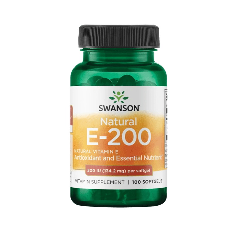 Swanson Vitamina E Natural 200 UI - 100 Cápsulas