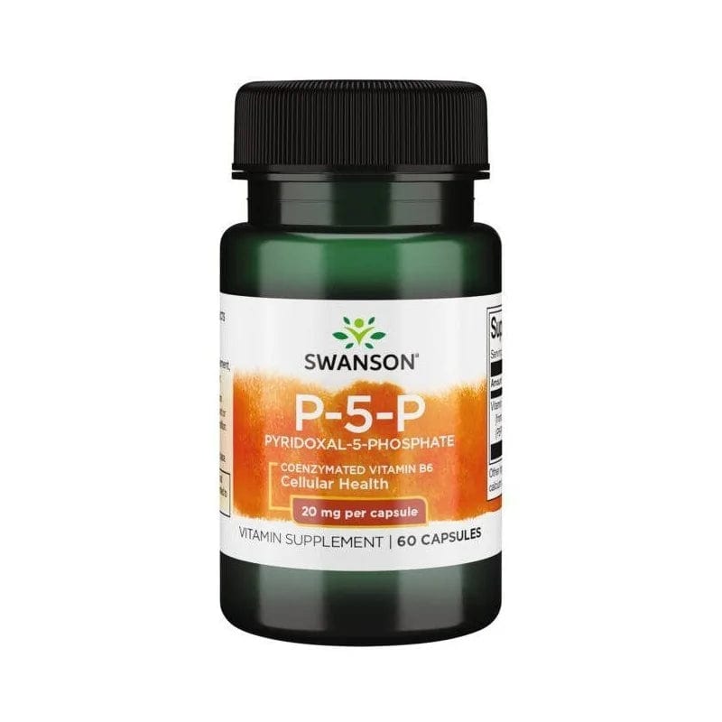 Swanson P-5-P Piridoxal-5-Fosfato 20 mg - 60 Cápsulas