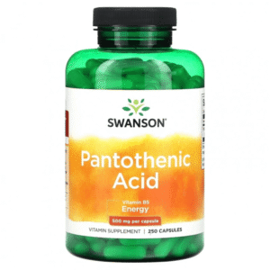 Swanson Ácido pantoténico 500 mg - 250 Cápsulas