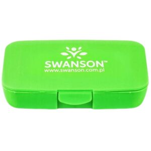 Swanson Pastillero para cápsulas, Verde - 1 unidad
