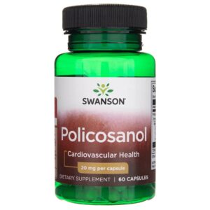 Swanson Policosanol 20 mg - 60 Cápsulas