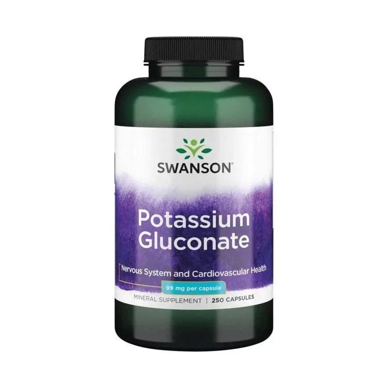 Swanson Gluconato de Potasio 99 mg - 250 Cápsulas