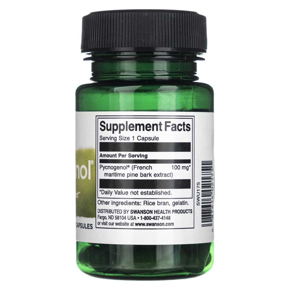 Swanson Pycnogenol 100 mg - 30 Cápsulas - Imagen 2