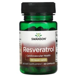Swanson Resveratrol 100 mg - 30 Cápsulas
