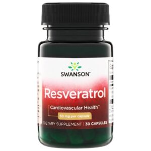 Swanson Resveratrol 50 mg - 30 cápsulas