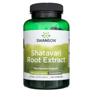 Swanson Extracto de Raíz de Shatavari 500 mg - 120 Cápsulas