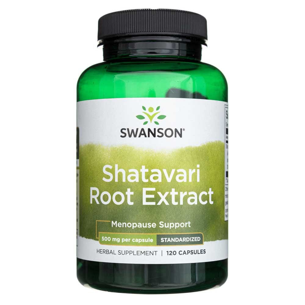 Swanson Extracto de Raíz de Shatavari 500 mg - 120 Cápsulas