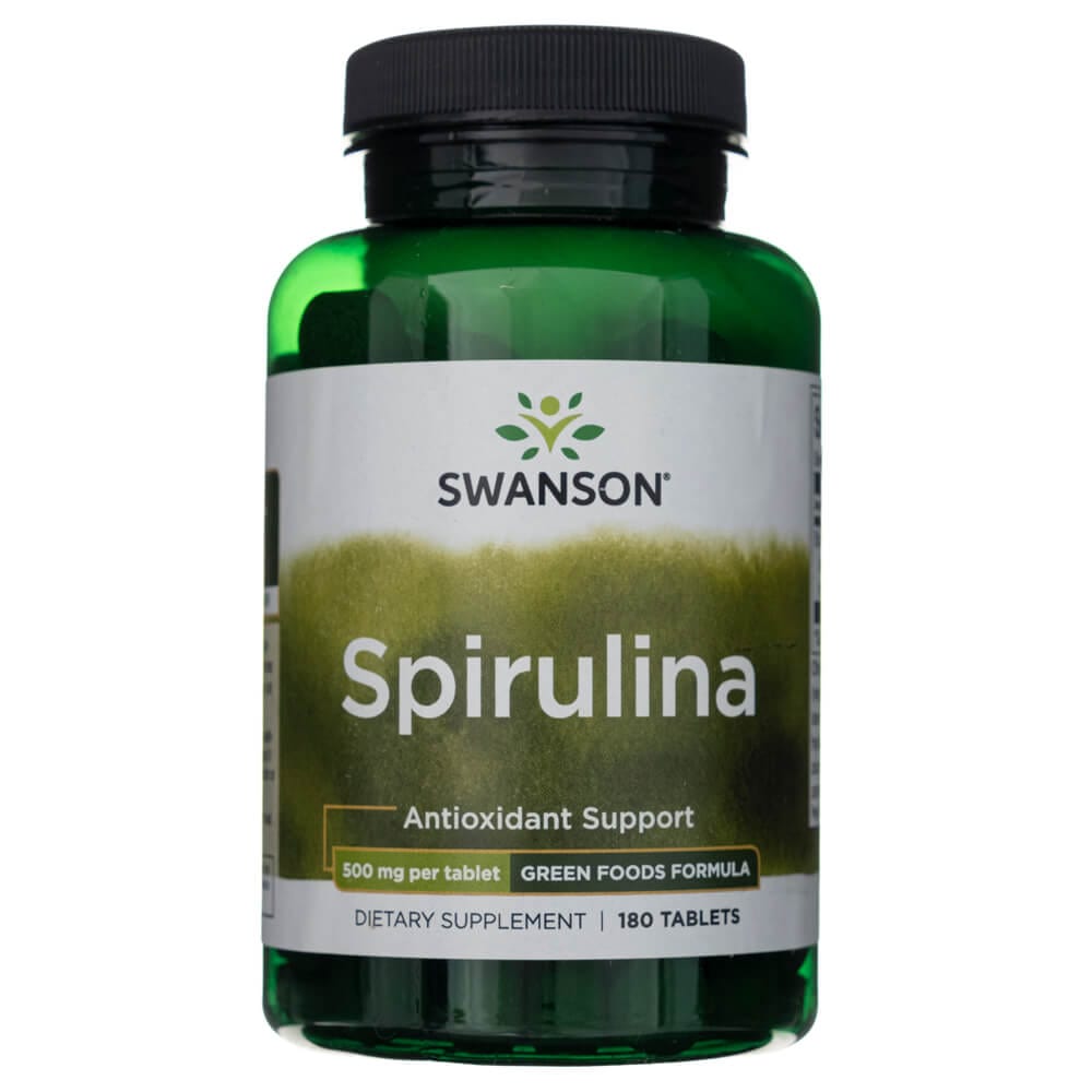 Swanson Espirulina 500 mg - 180 Tabletas