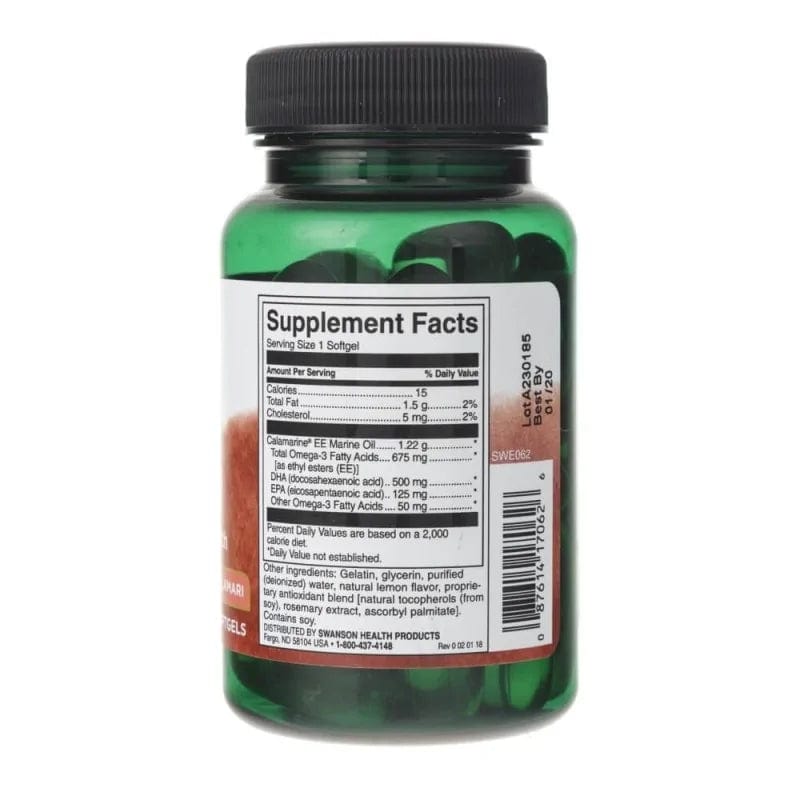 Swanson Super DHA 500 - 30 Cápsulas - Imagen 2