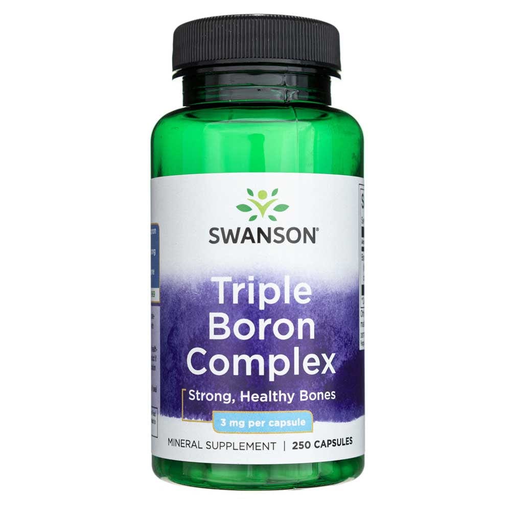 Swanson Complejo Triple de Boro 3 mg - 250 Cápsulas