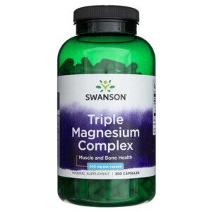 Swanson Complejo de Magnesio Triple 400 mg - 300 Cápsulas