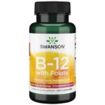 Swanson Vitamina B12 500 mcg, St RAW bayas - 250 comprimidos