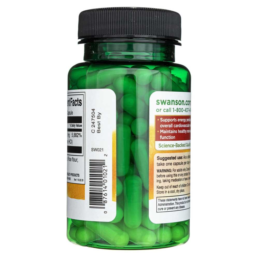 Swanson Vitamina B6 Piridoxina 100 mg - 100 Cápsulas - Imagen 3