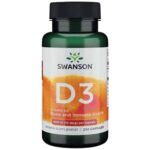 Swanson Vitamina D3 4000 UI (10 mcg) - 250 cápsulas